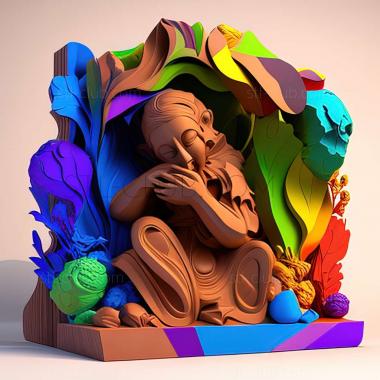 3D model Jeff Koons (STL)